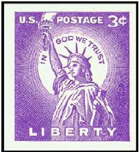 3c Statue of Liberty Postal Card