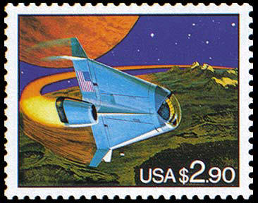 $2.90 Spacecraft Priority Mail