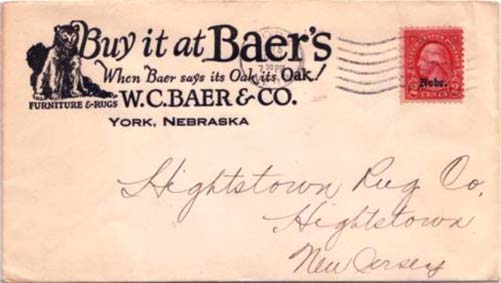 Lot AD331105 - Advertising  -  Jim Forte Postal History Sale List 2016