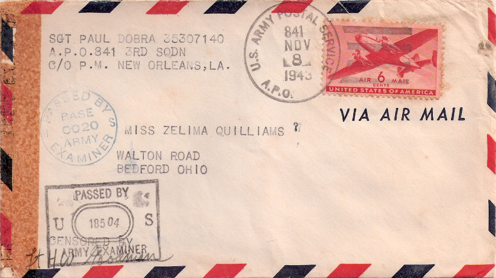 Lot AP431108A - U.S. A.P.O.'s  -  Jim Forte Postal History Sale List 2016