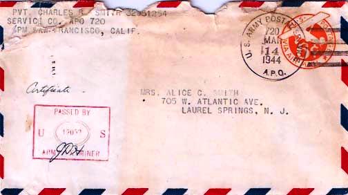Lot AP440320 - U.S. A.P.O.'s  -  Jim Forte Postal History Sale List 2016