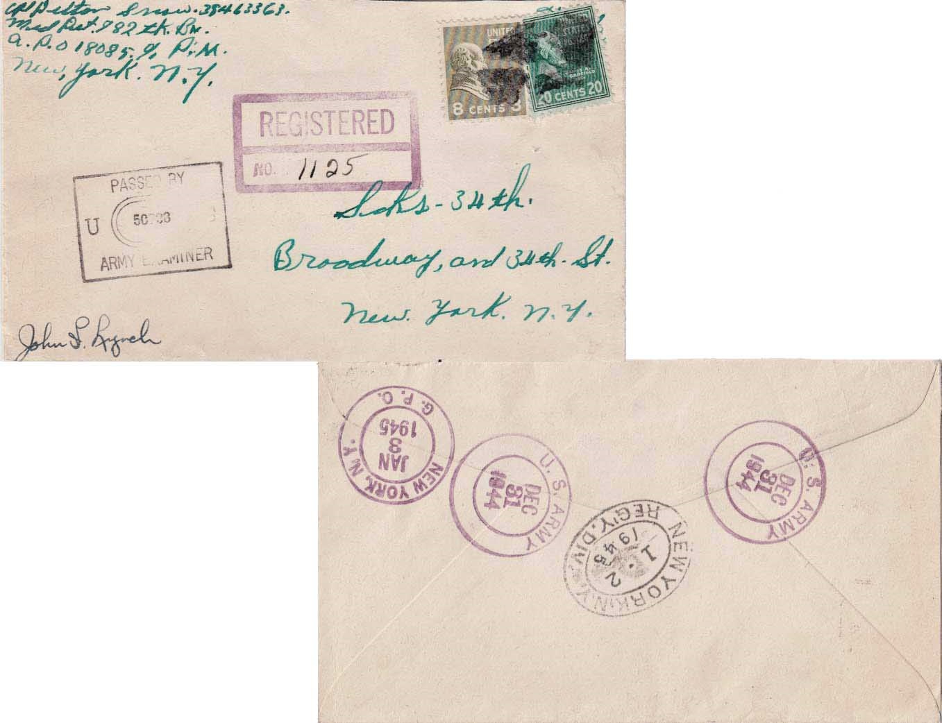 Lot AP441231 - U.S. A.P.O.'s  -  Jim Forte Postal History Sale List 2016