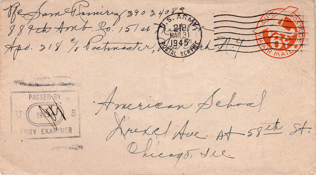 Lot AP450331E - U.S. A.P.O.'s - Jim Forte Postal History Sale List 2016 Lot AP450331E - U.S. A.P.O.'s - Jim Forte Postal History Sale List 2016