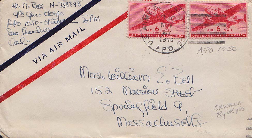 Lot AP451127F - U.S. A.P.O.'s  -  Jim Forte Postal History Sale List 2016