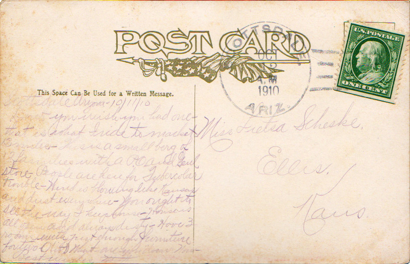 Lot AZ101012 - Arizona  -  Jim Forte Postal History Sale List 2016