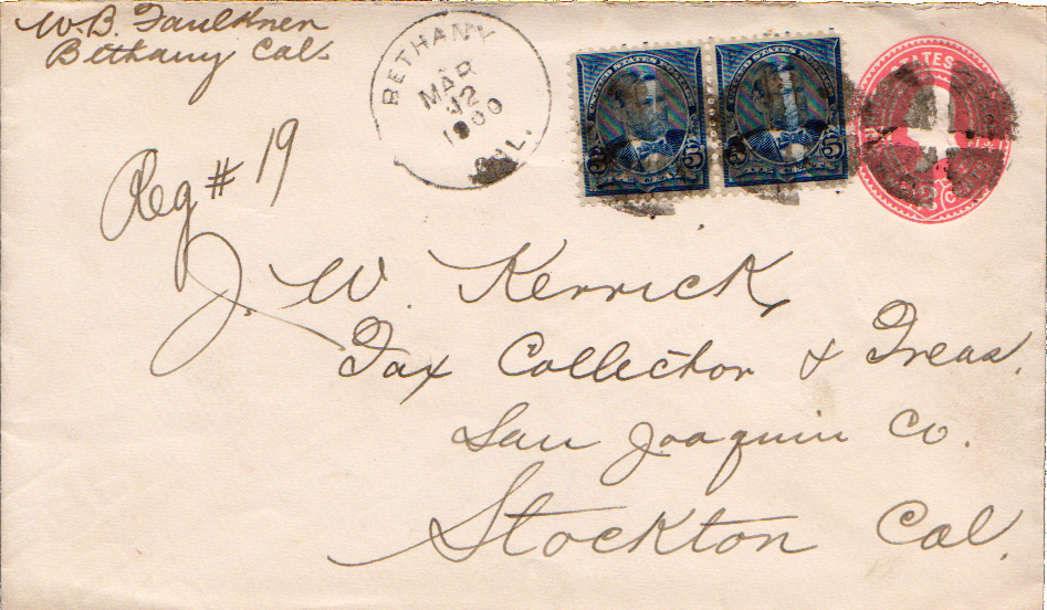 Lot CA000312 - California  -  Jim Forte Postal History Sale List 2016