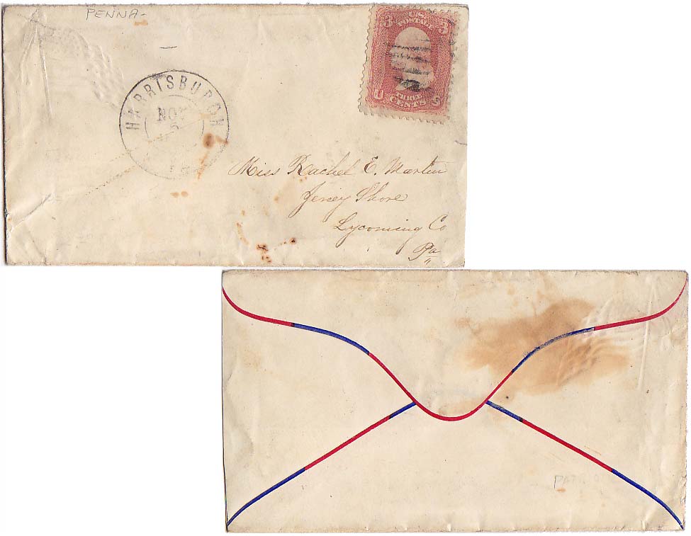 Lot CW631102 - U.S. Civil War  -  Jim Forte Postal History Sale List 2016