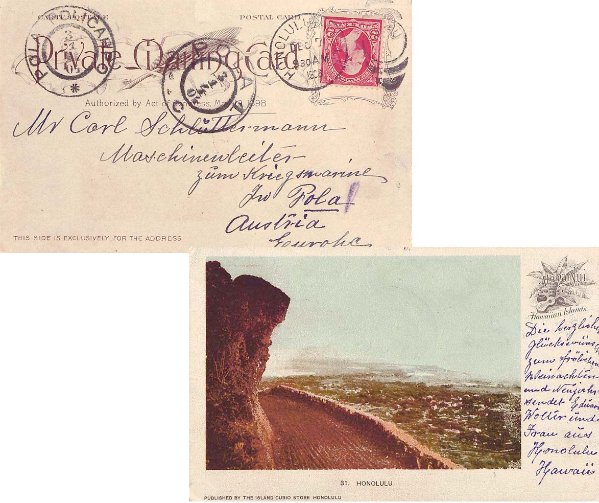 Lot HI031207 - hawaii  -  Jim Forte Postal History Sale List 2016