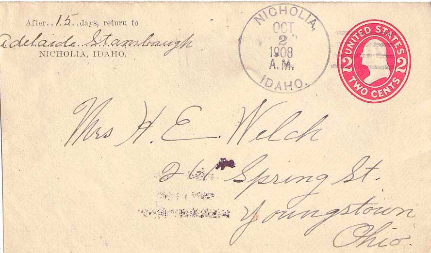 Lot ID081002 - Idaho - Jim Forte Postal History Sale List 2016 Lot ID081002 - Idaho - Jim Forte Postal History Sale List 2016