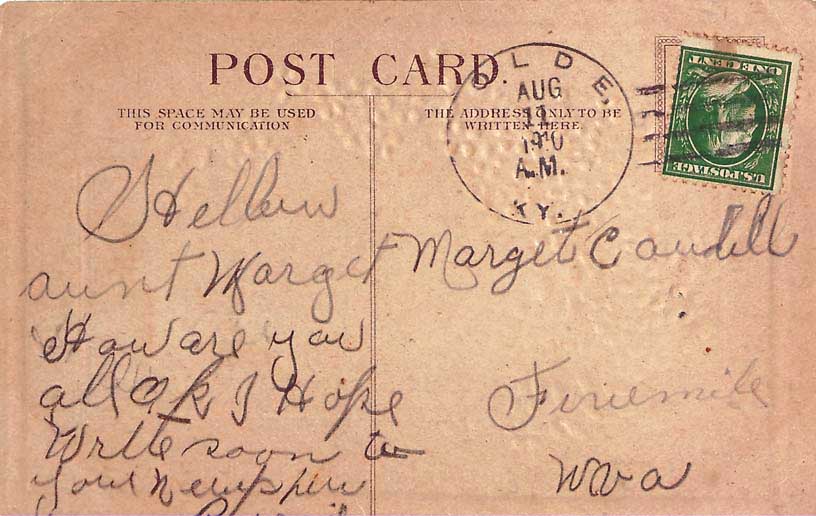 Lot KY100811 - Kentucky  -  Jim Forte Postal History Sale List 2016