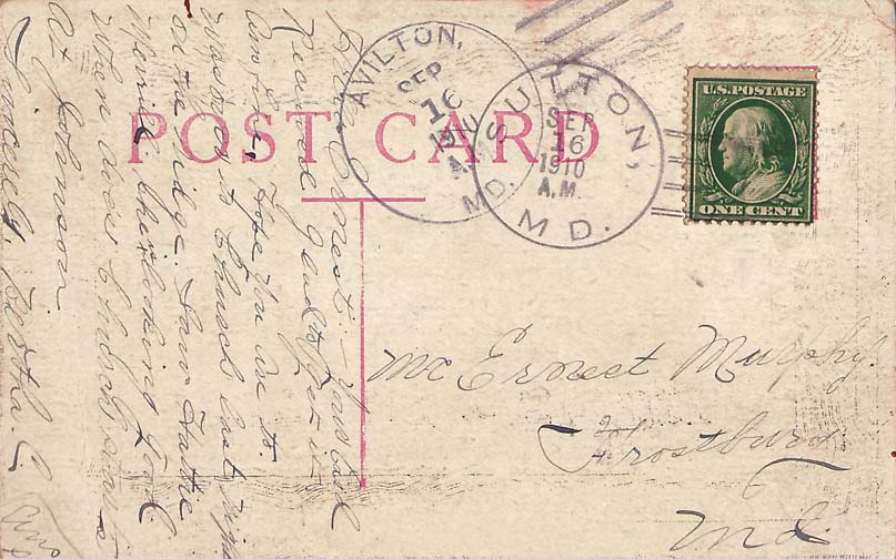 Lot MD100916 - Maryland  -  Jim Forte Postal History Sale List 2016