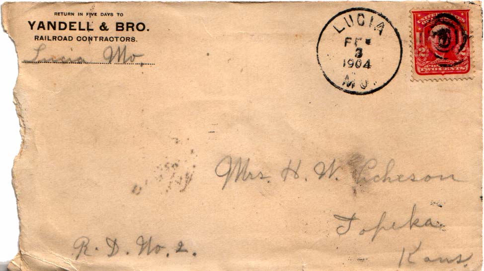 Lot MO040203 - Missouri  -  Jim Forte Postal History Sale List 2016