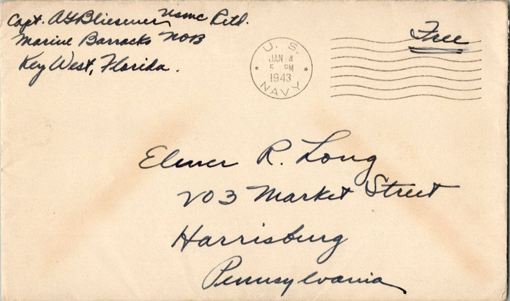 Lot MQ430104 - U.S. Marine Corps  -  Jim Forte Postal History Sale List 2016