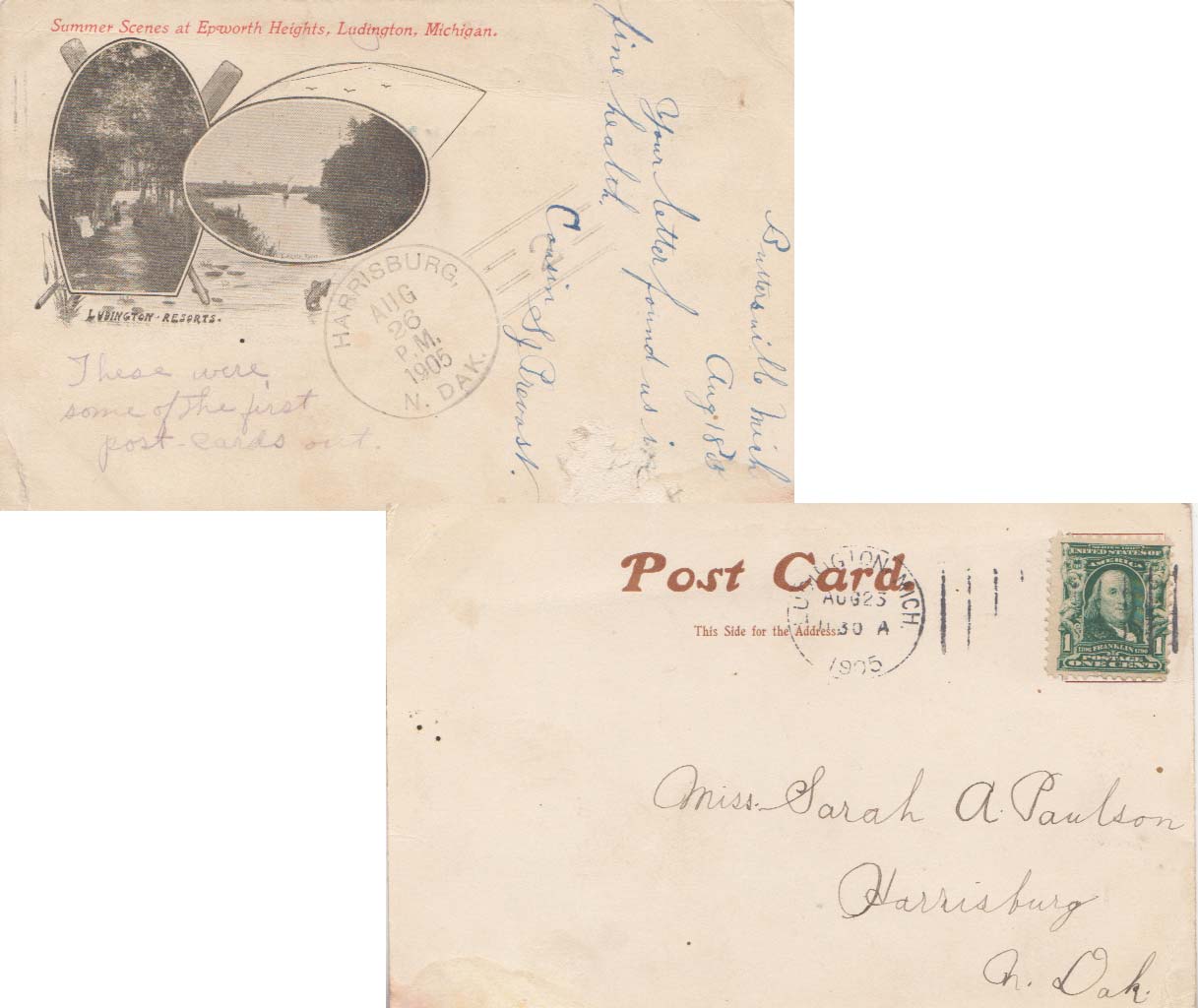 Lot ND050826 - United States North Dakota  -  Jim Forte Postal History Sale List 2017