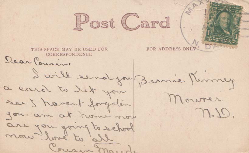 Lot ND080110 - United States North Dakota  -  Jim Forte Postal History Sale List 2017