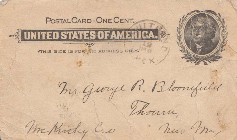 Lot NM030612 - United States New Mexico  -  Jim Forte Postal History Sale List 2016