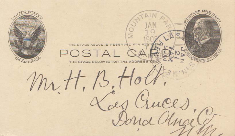 Lot NM060119A - United States New Mexico  -  Jim Forte Postal History Sale List 2016