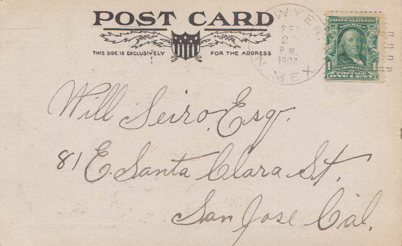 Lot NM070922 - United States New Mexico  -  Jim Forte Postal History Sale List 2017