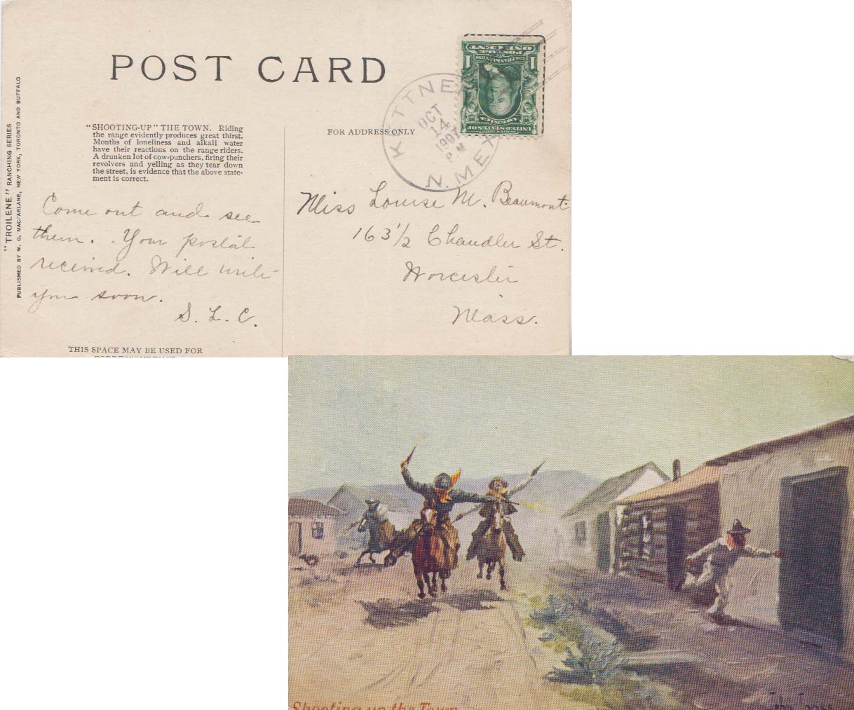 Lot NM071014 - United States New Mexico  -  Jim Forte Postal History Sale List 2016