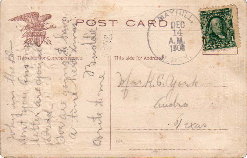Lot NM081214 - New Mexico  -  Jim Forte Postal History Sale List 2016