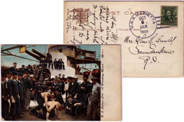 Lot SH091002 - U.S. Ships  -  Jim Forte Postal History Sale List 2016