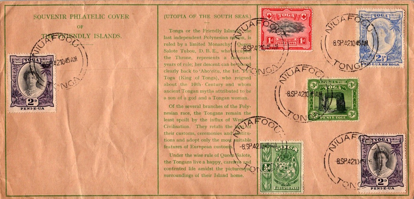 Lot TO420908 - tonga  -  Jim Forte Postal History Sale List 2016