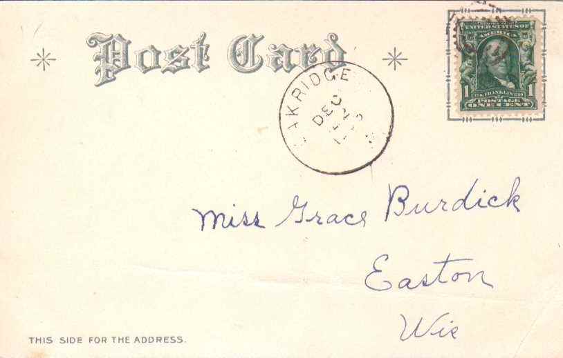Lot WI051222 - Wisconsin  -  Jim Forte Postal History Sale List 2016