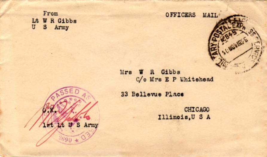 Lot WO181110 - U.S. A.E.F. World War I - Jim Forte Postal History Sale List 2016 Lot WO181110 - U.S. A.E.F. World War I - Jim Forte Postal History Sale List 2016