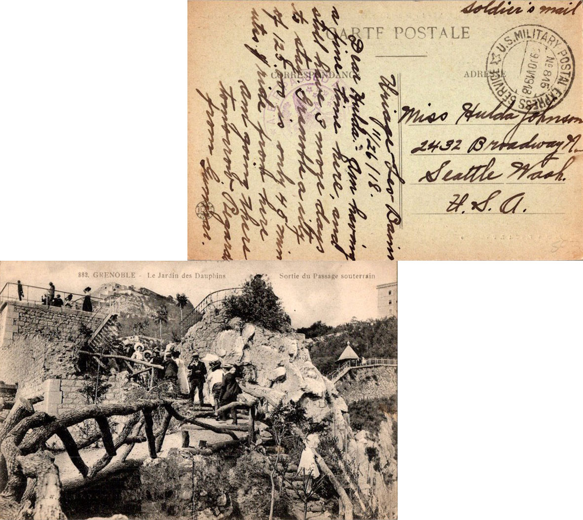 Lot WO181119A - U.S. A.E.F. World War I - Jim Forte Postal History Sale List 2016 Lot WO181119A - U.S. A.E.F. World War I - Jim Forte Postal History Sale List 2016