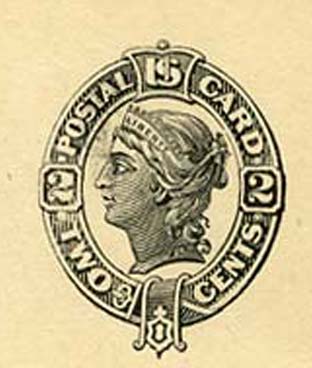2c Liberty Postal Card