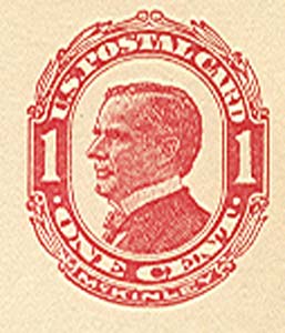 1c Red McKinley Postal Card