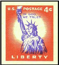 4c Statue of Liberty Postal Card