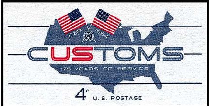 4c Customs Postal Card