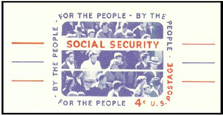 4c Social Security Postal Card
