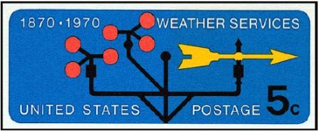 5c Weather Service Postal Card