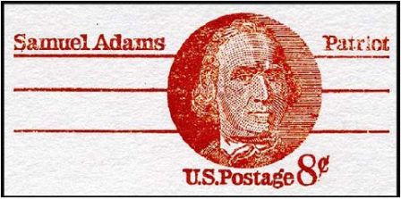 6c Adams Postal Card