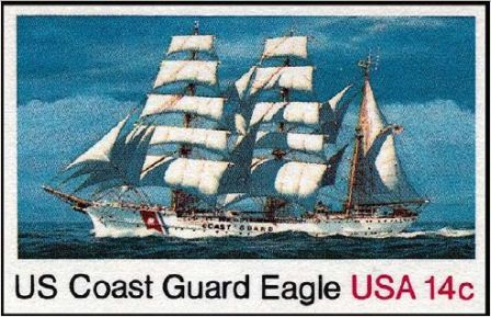 14c Coast Guard Eagle Postal Card
