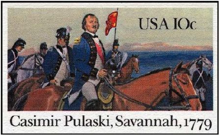 10c Casimir Pulaski Postal Card