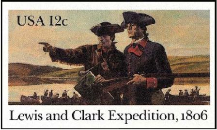 12c Lewis and Clark Postal Card