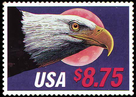 $8.75 Bald Eagle Express Mail