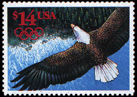 $14.00 Eagle International Express Mail