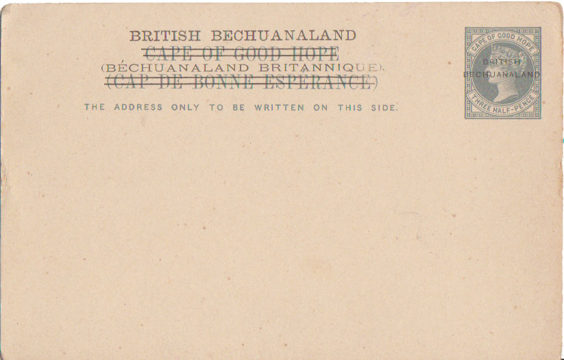 Lot BECU6C1 - bechuanaland - Jim Forte Postal History Sale List 2017 Lot BECU6C1 - bechuanaland - Jim Forte Postal History Sale List 2017