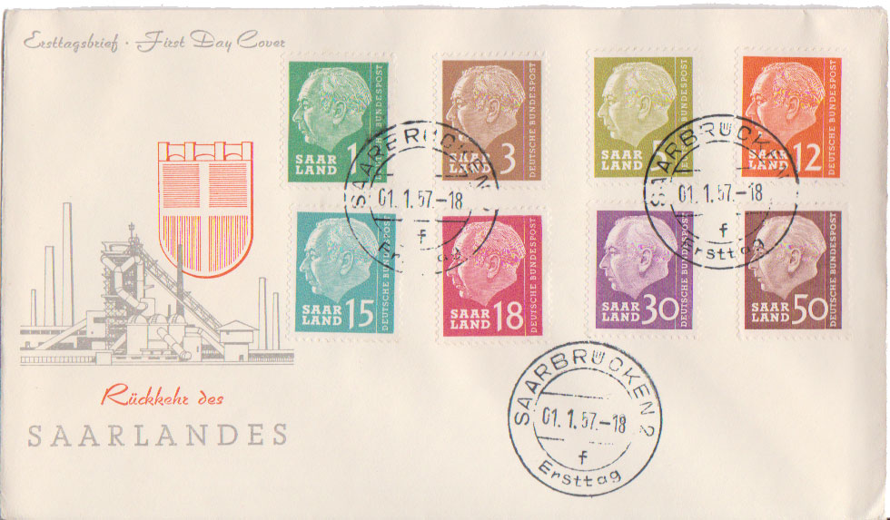 Lot SAA0263C1 - saar  -  Jim Forte Postal History Sale List 2017