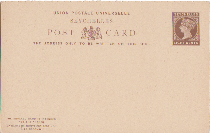 Lot SEYU06C1 - seychelles  -  Jim Forte Postal History Sale List 2017