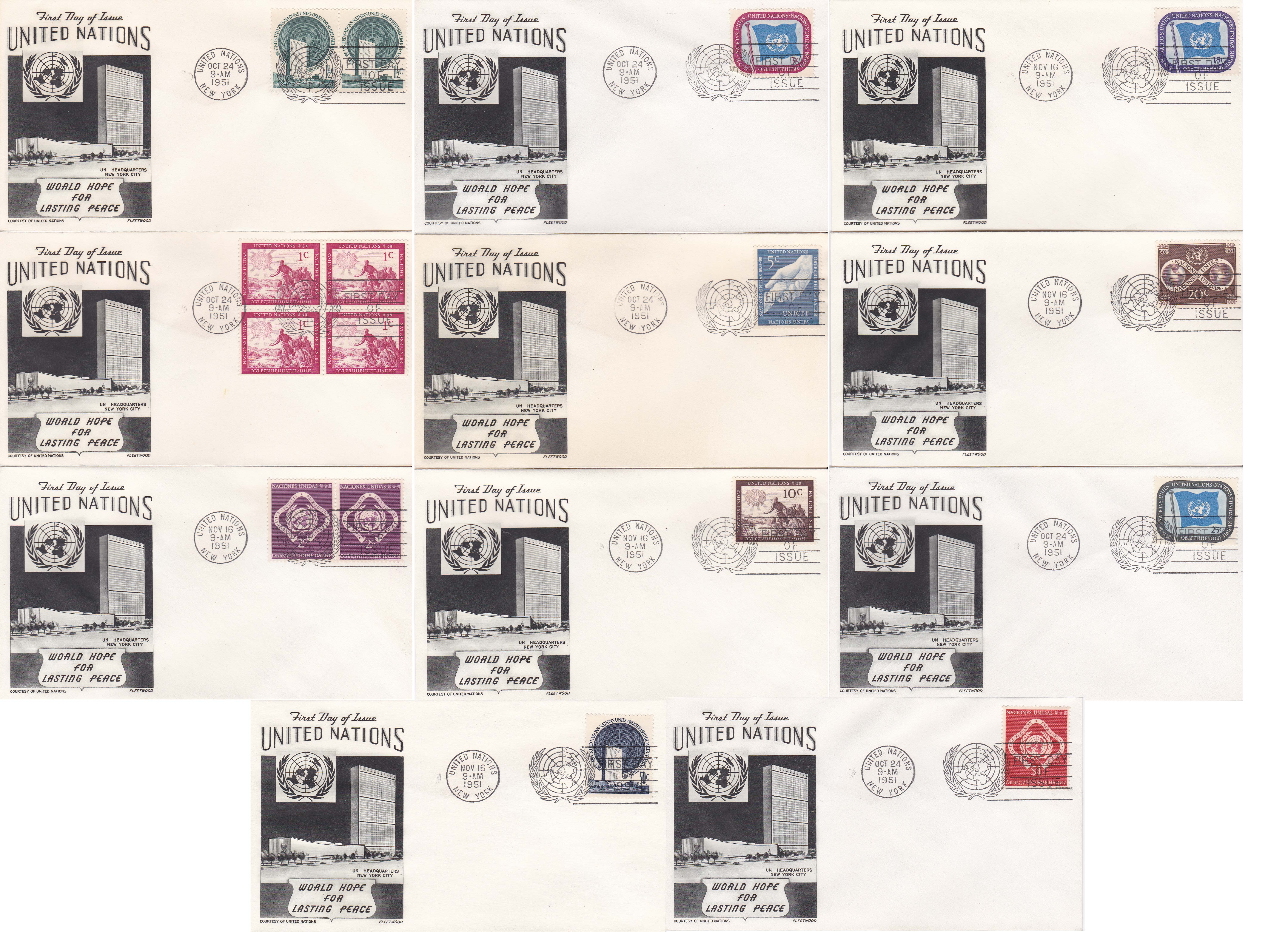 Lot UNN011C3 - united nations new york  -  Jim Forte Postal History Sale List 2017